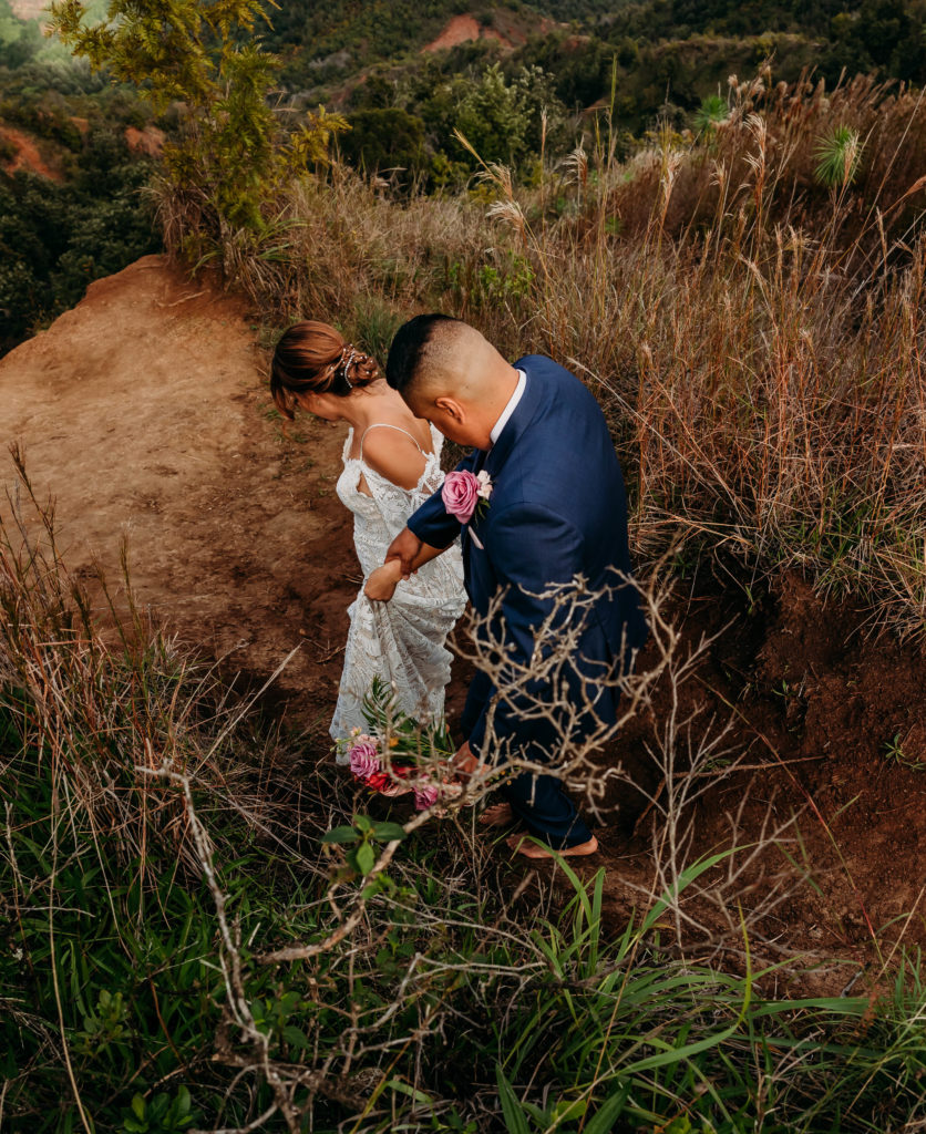 Waimea canyon elopement