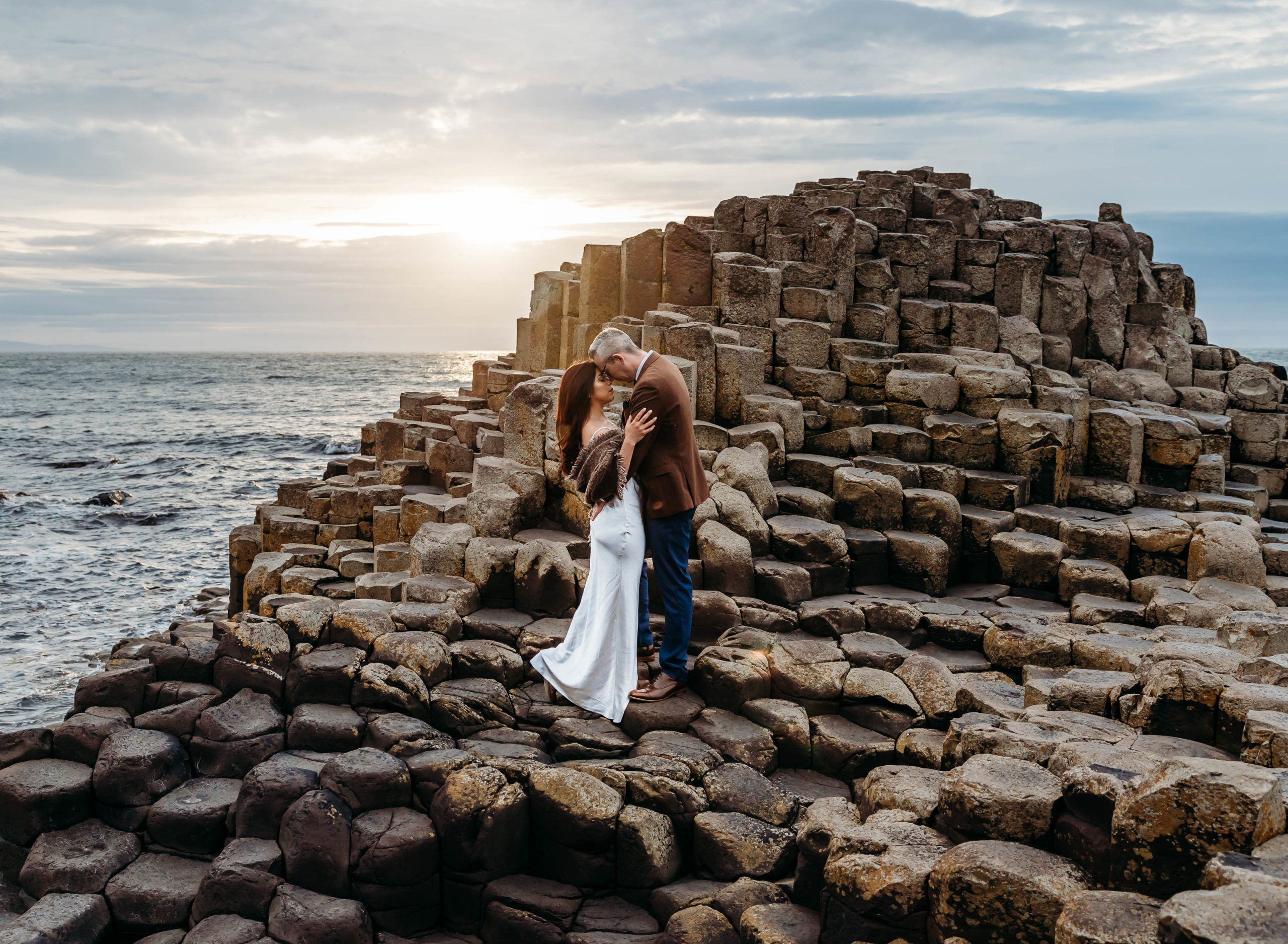 Seattle destination wedding photographer capturing bride and groom in Northern Ireland