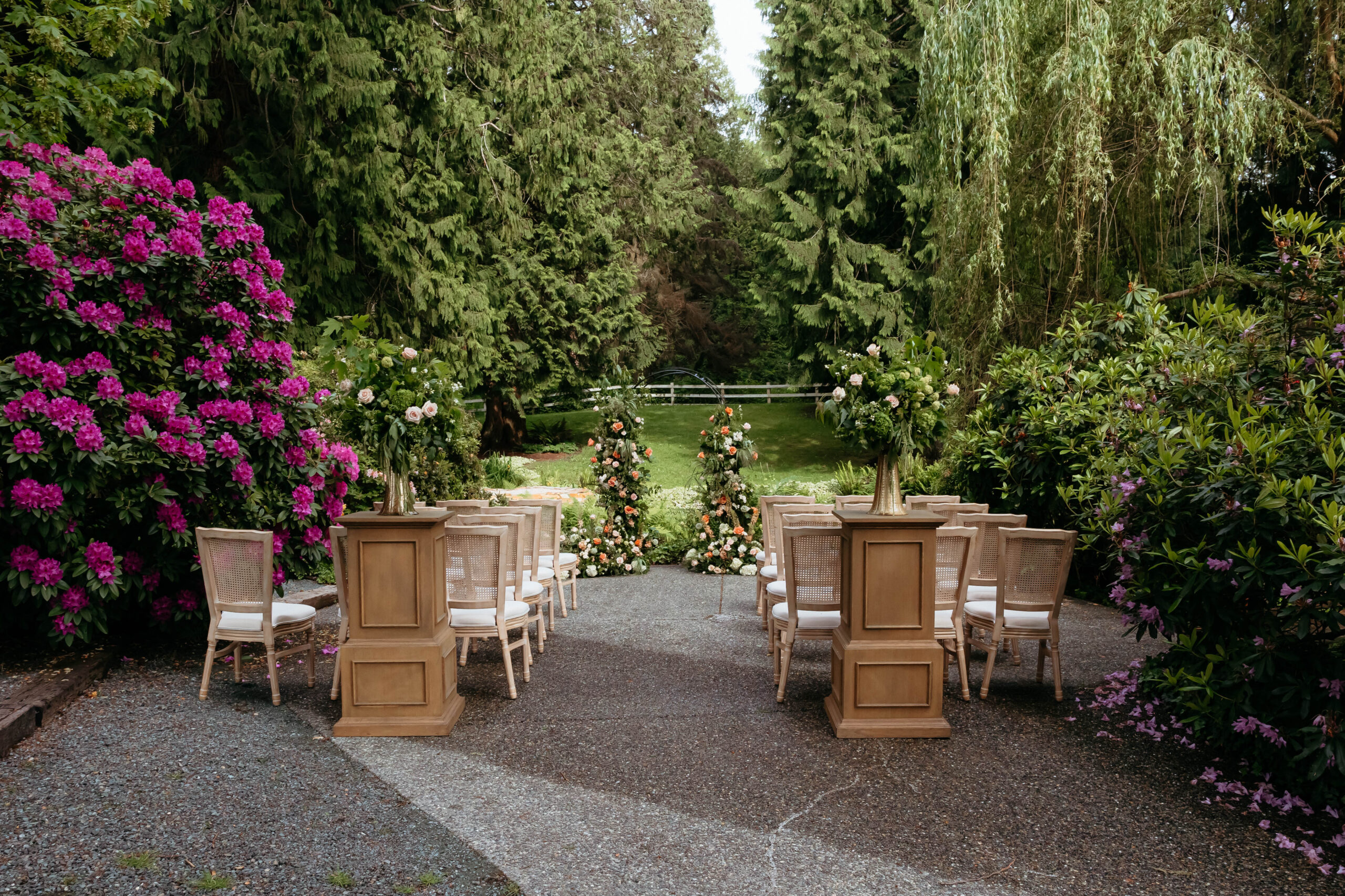 Garden Wedding, Washington garden wedding, chateau lill wedding