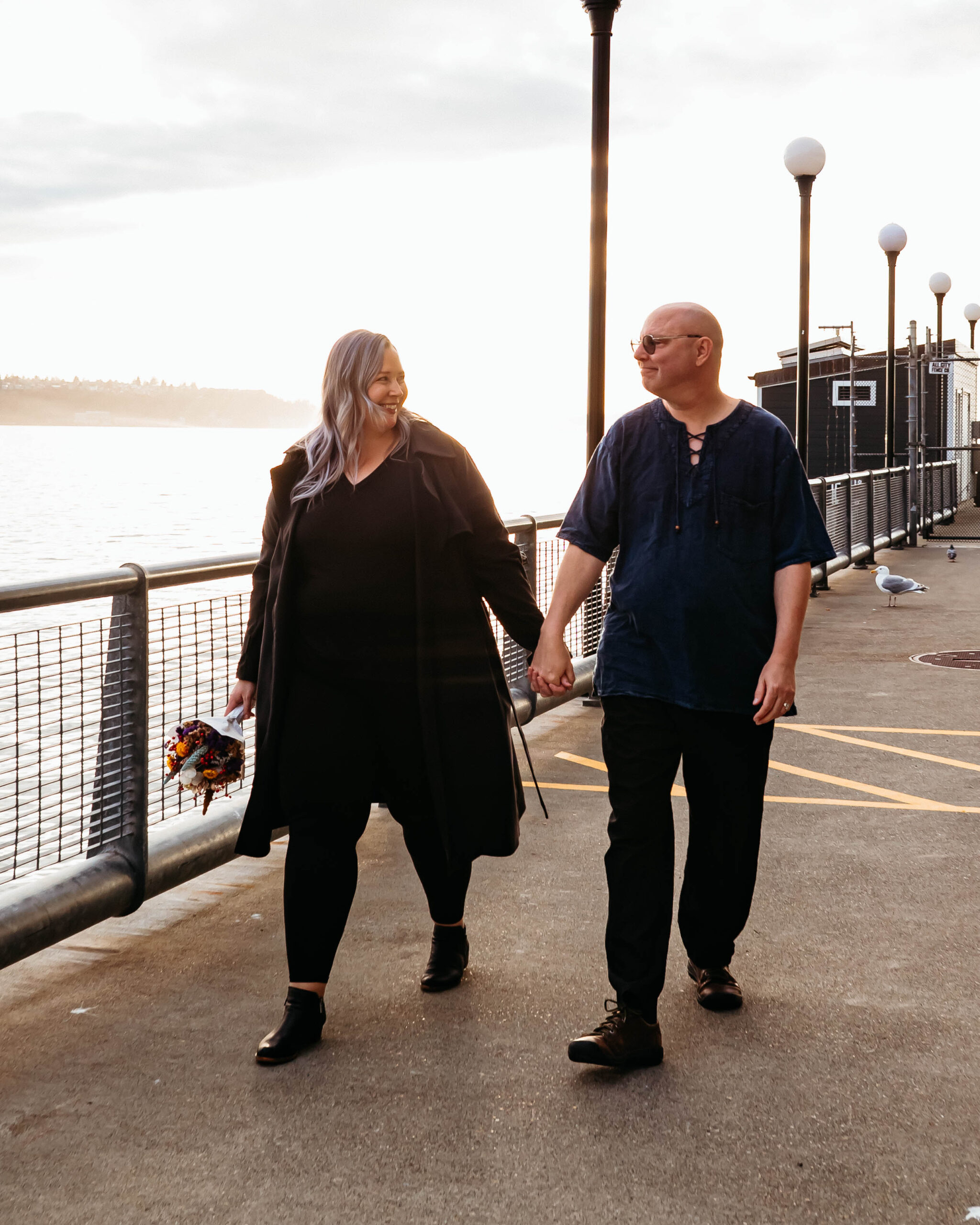 Seattle Photographer, Seattle wedding photographer, seattle engagement, seattle engagement session, pike place market, seattle waterfront, seattle pier