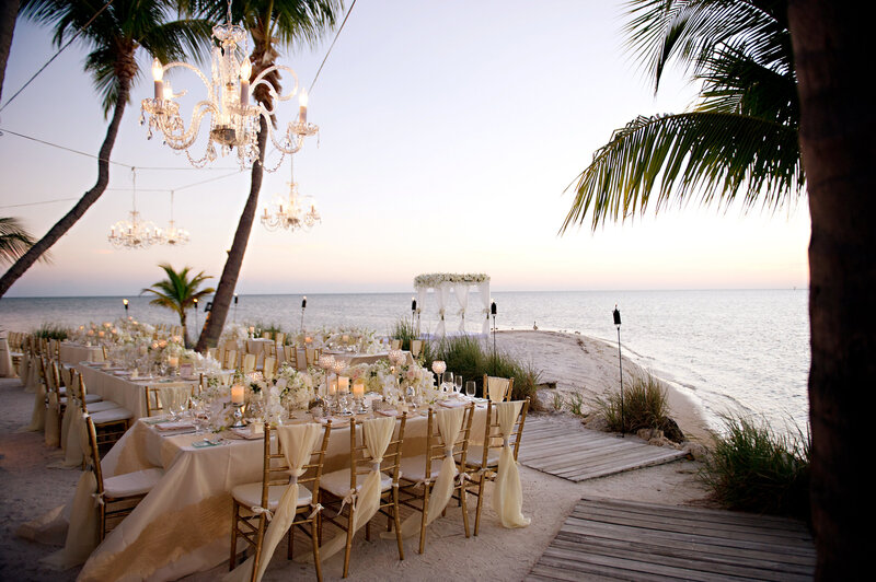 The Reach Key West wedding venue in Florida – beachfront resort with white sand, ocean views, and romantic outdoor ceremony spaces.