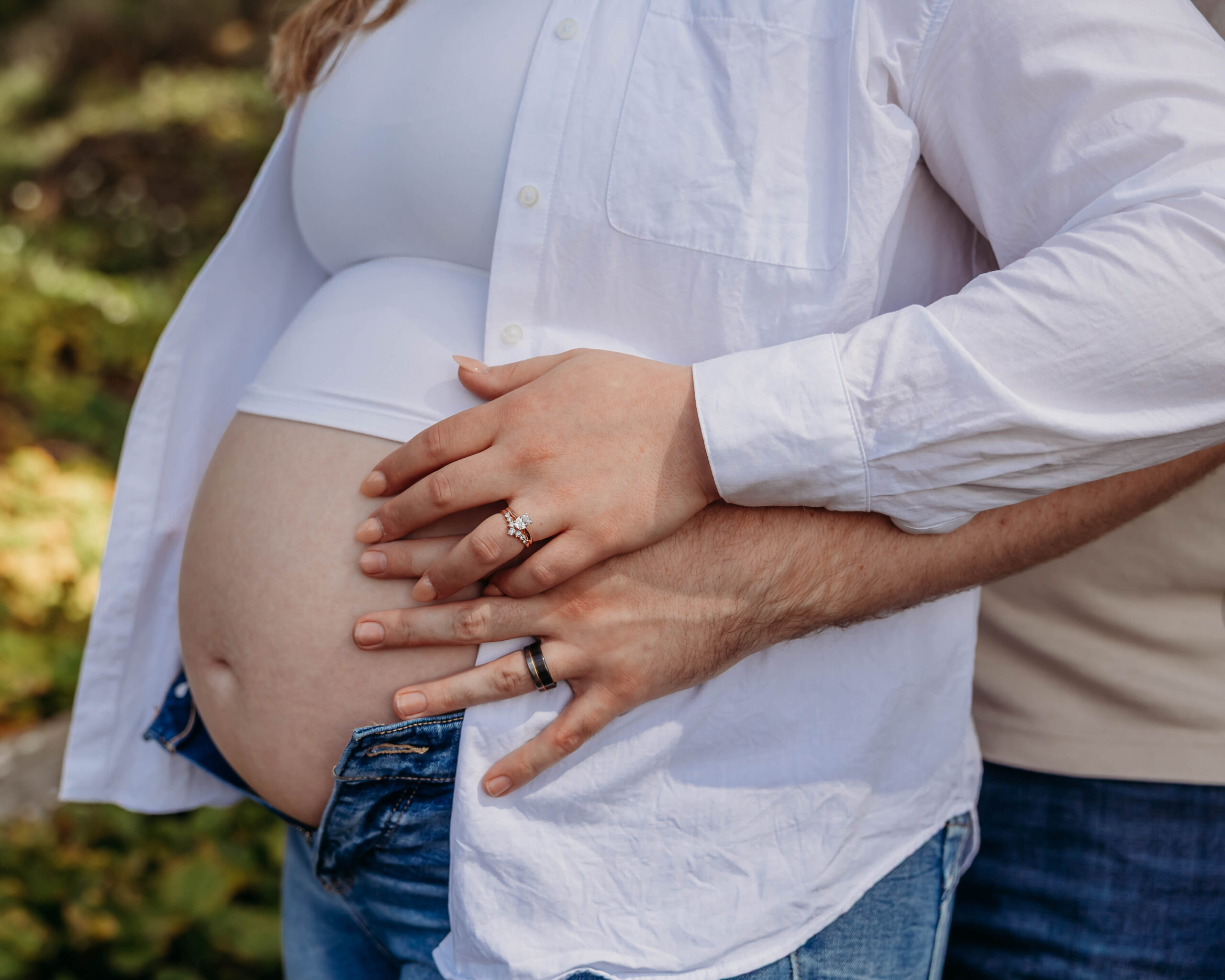 Washington coast maternity session