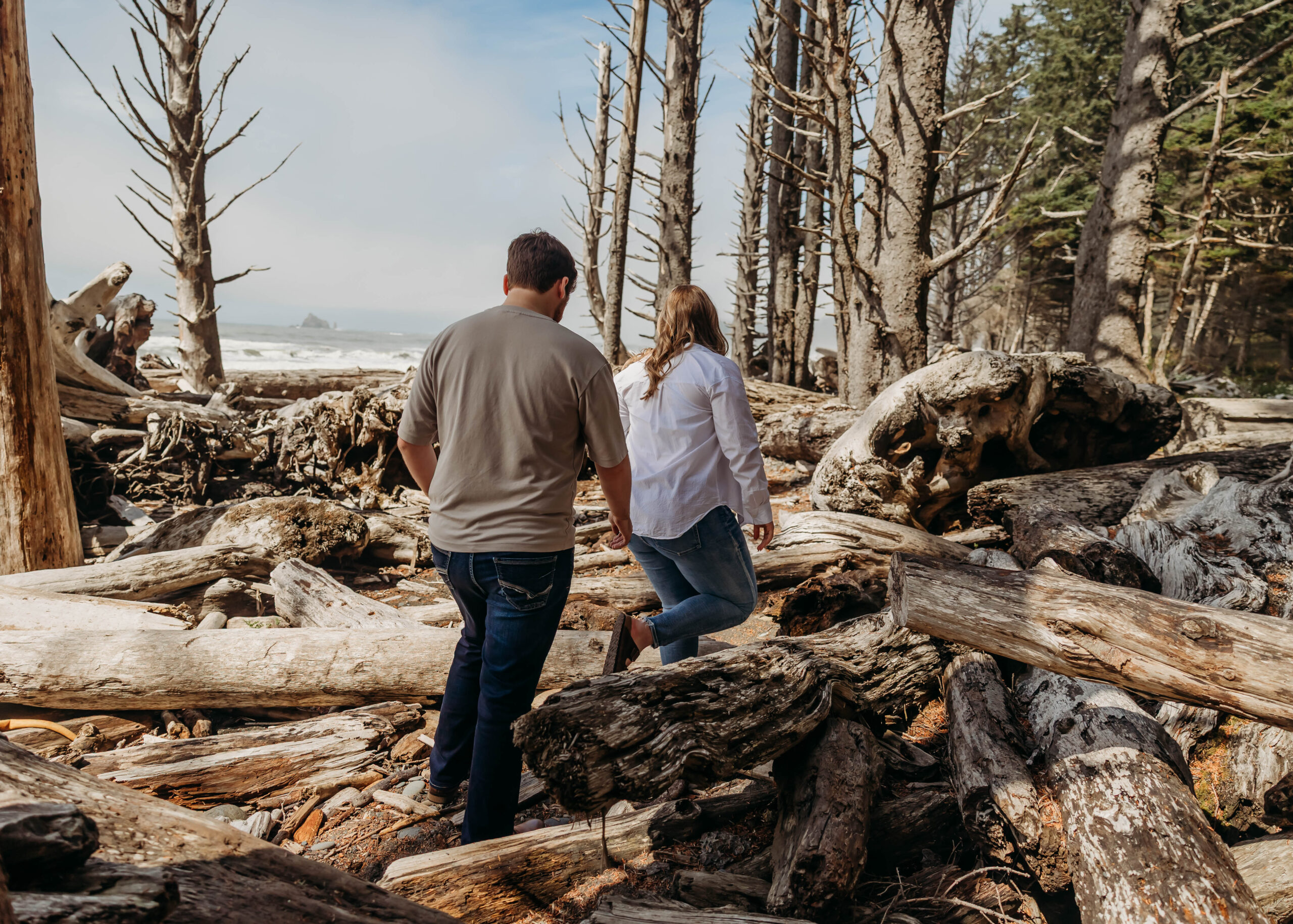 Rialto Beach maternity session 