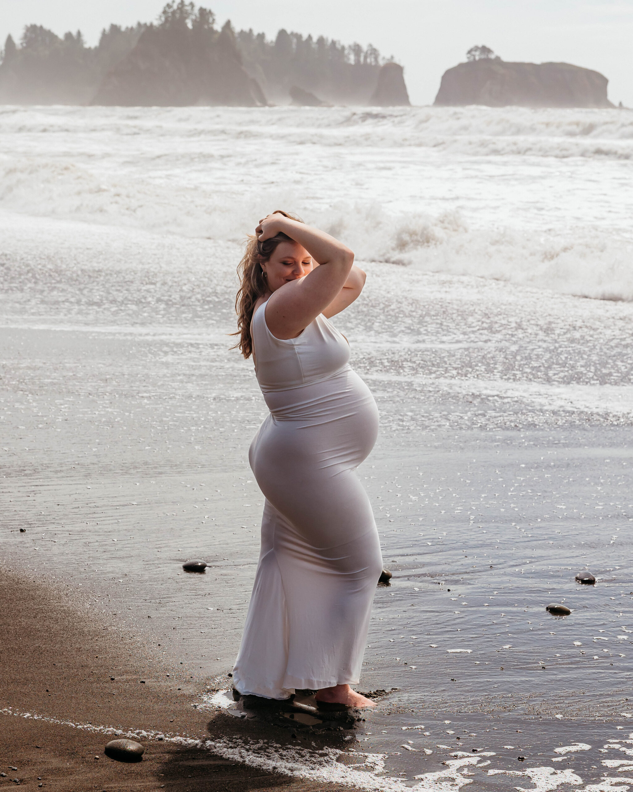 Rialto beach maternity session 
