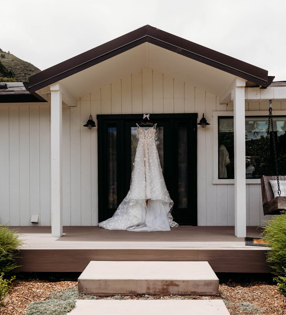 Dress hanging in Monterey, California