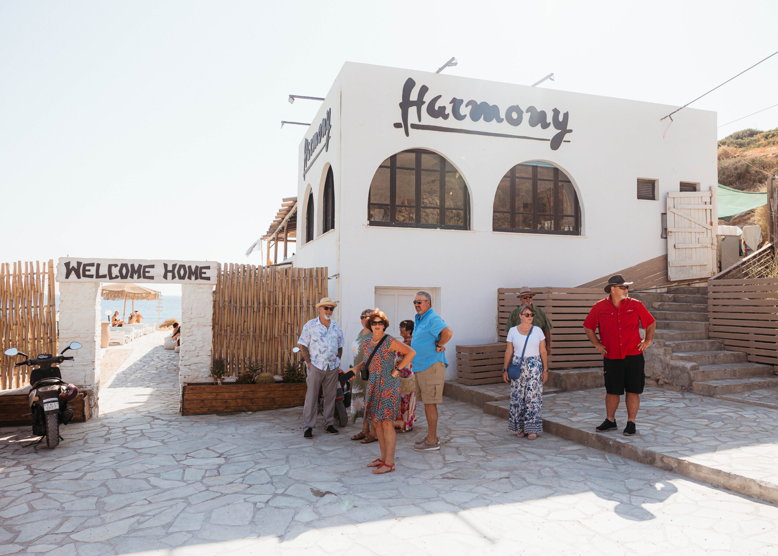 Ios, Greece dinner rehearsal 