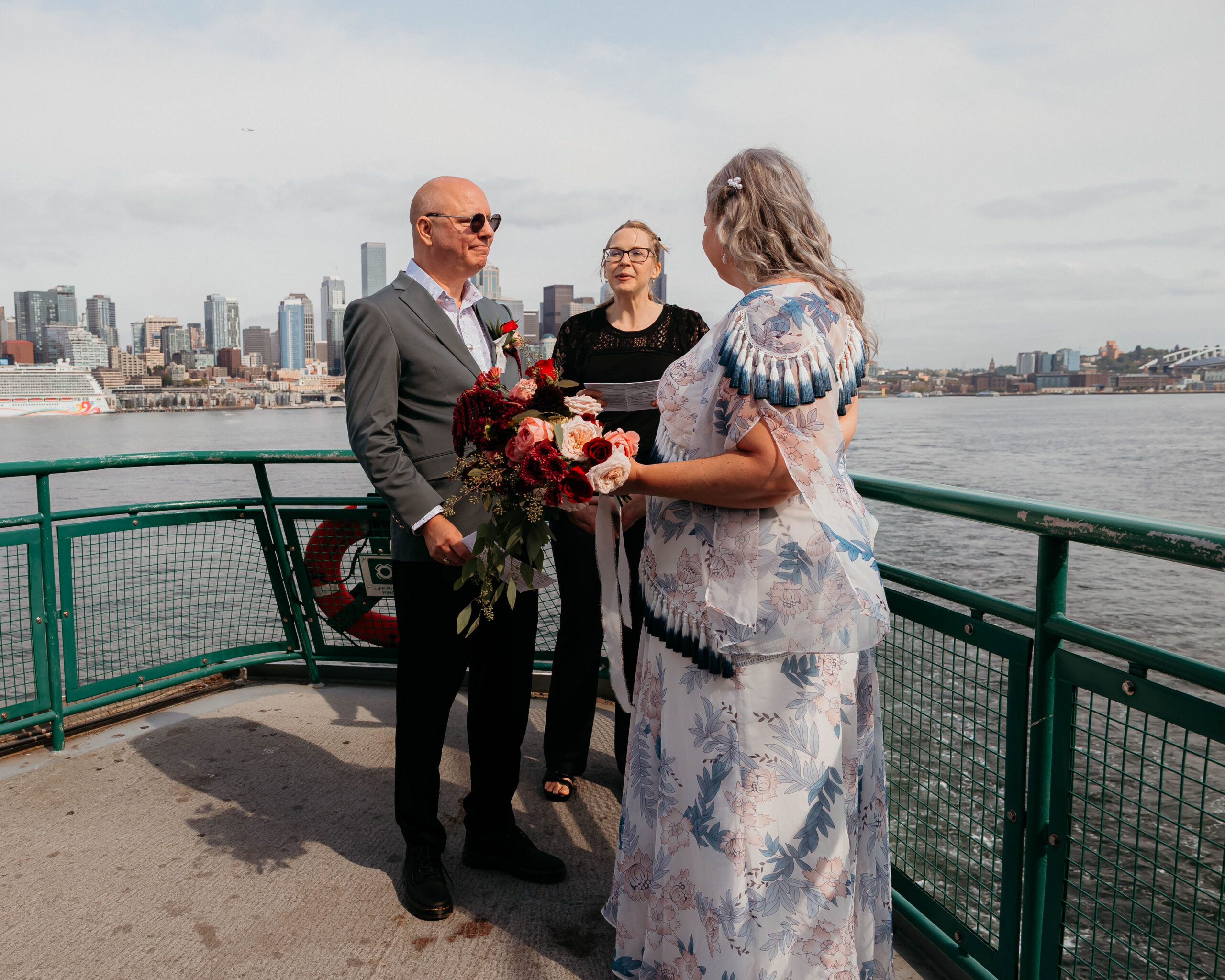 Ceremony on the Seattle Ferry
