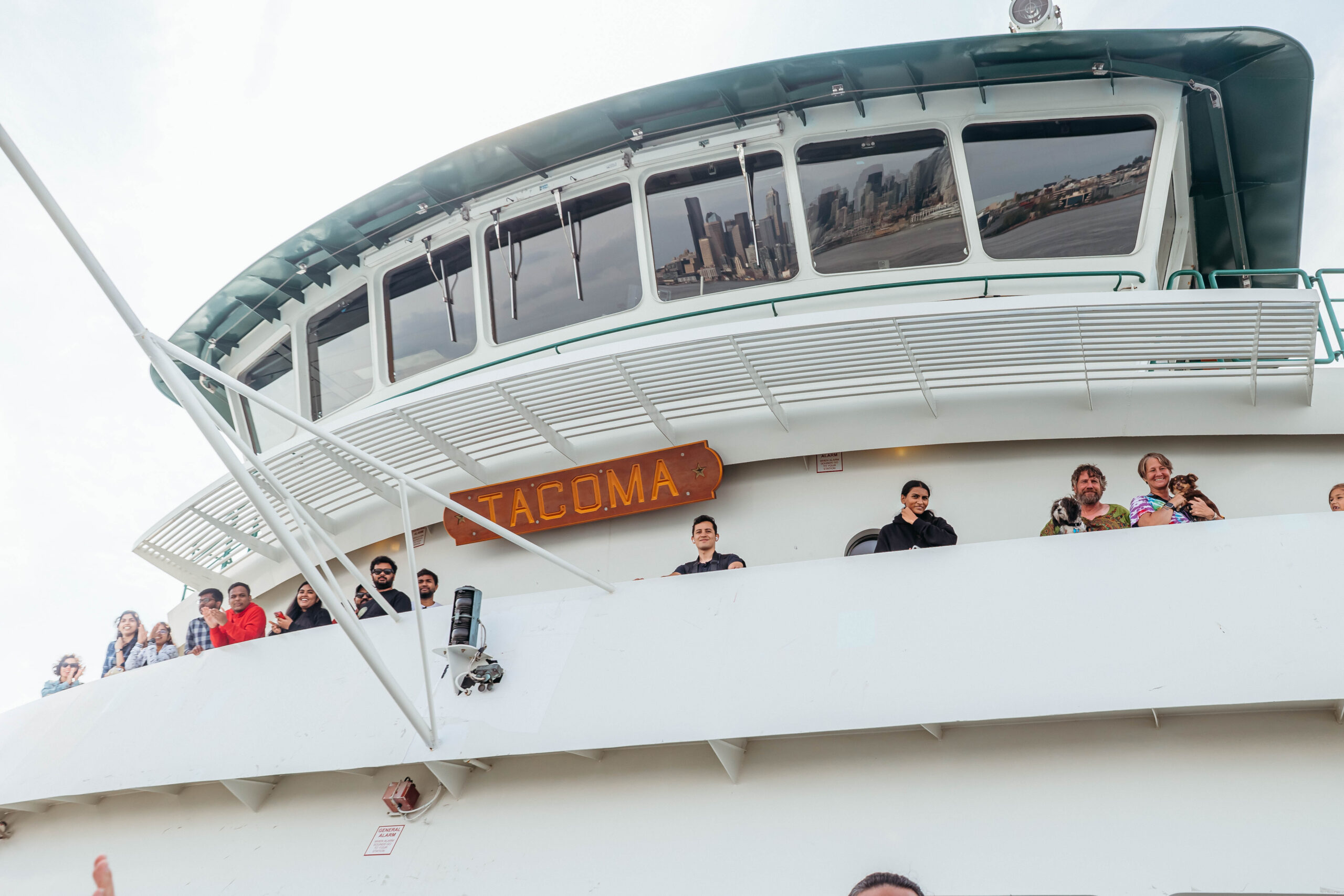 Seattle ferry wedding
